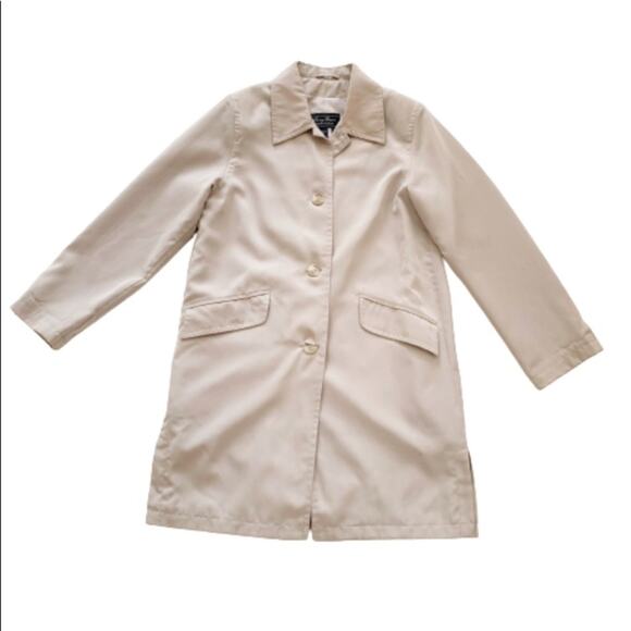 Terry Lewis Rain Coat Classic Luxuries Taupe Rain Lightweight Jacket Small - Picture 8 of 14